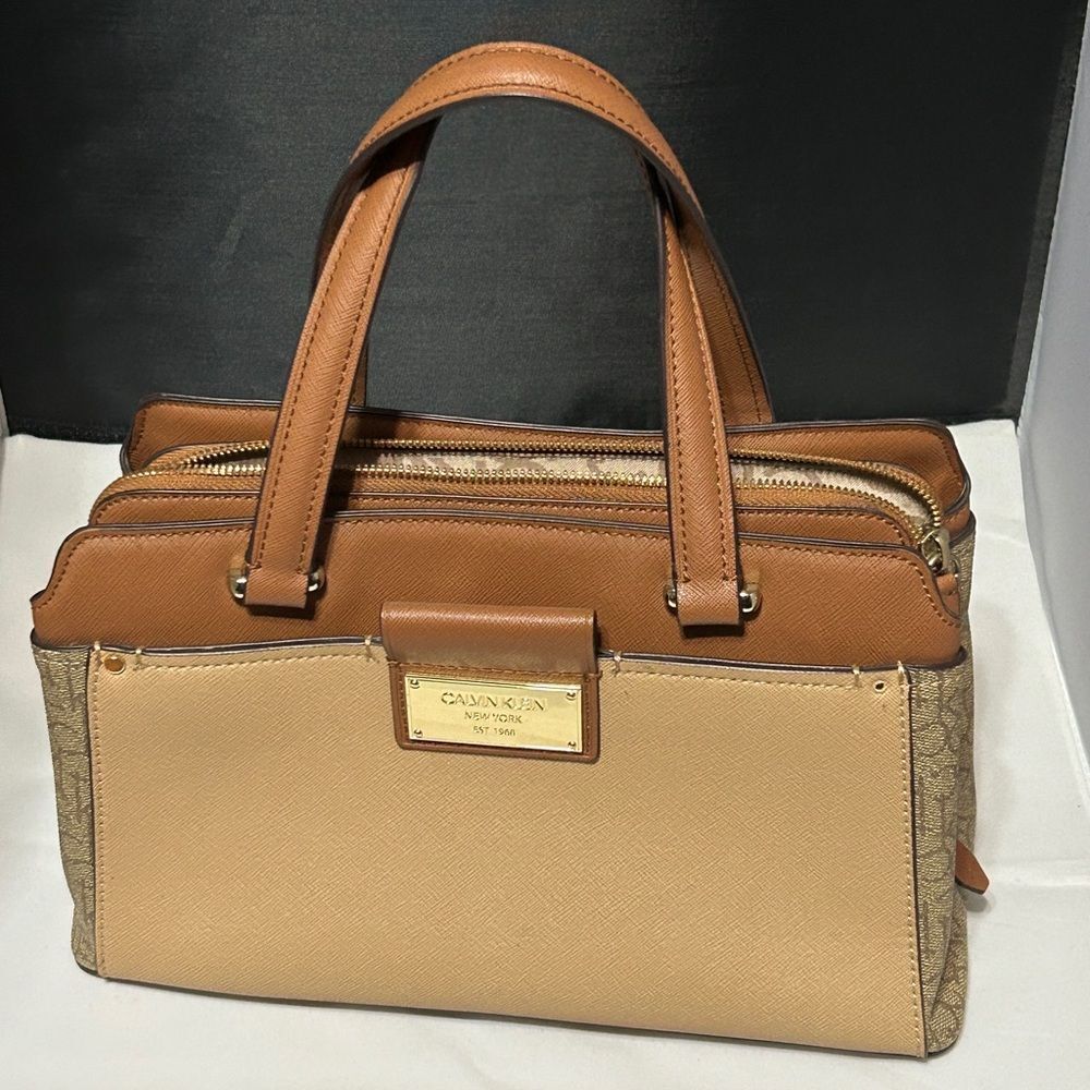 Calvin Klein Tan Shoulder Bag